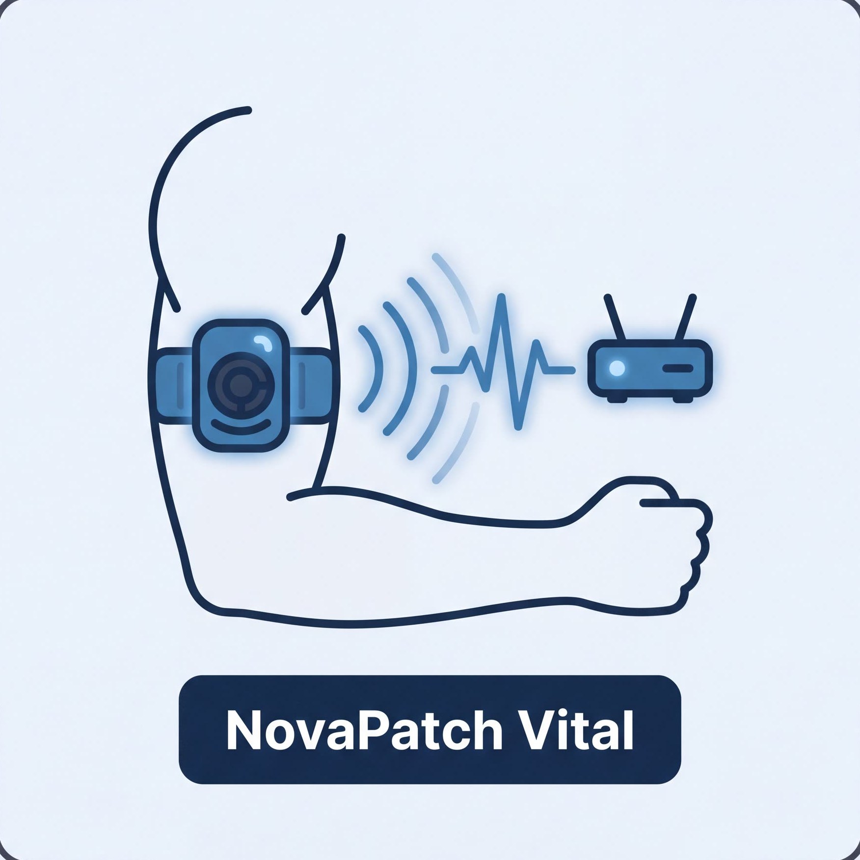 NovaPatch Vital wearable sensor with gateway