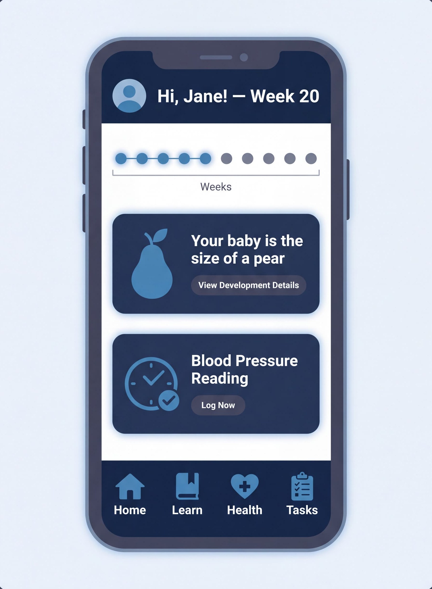 NovaMama maternal vitals kit and patient app