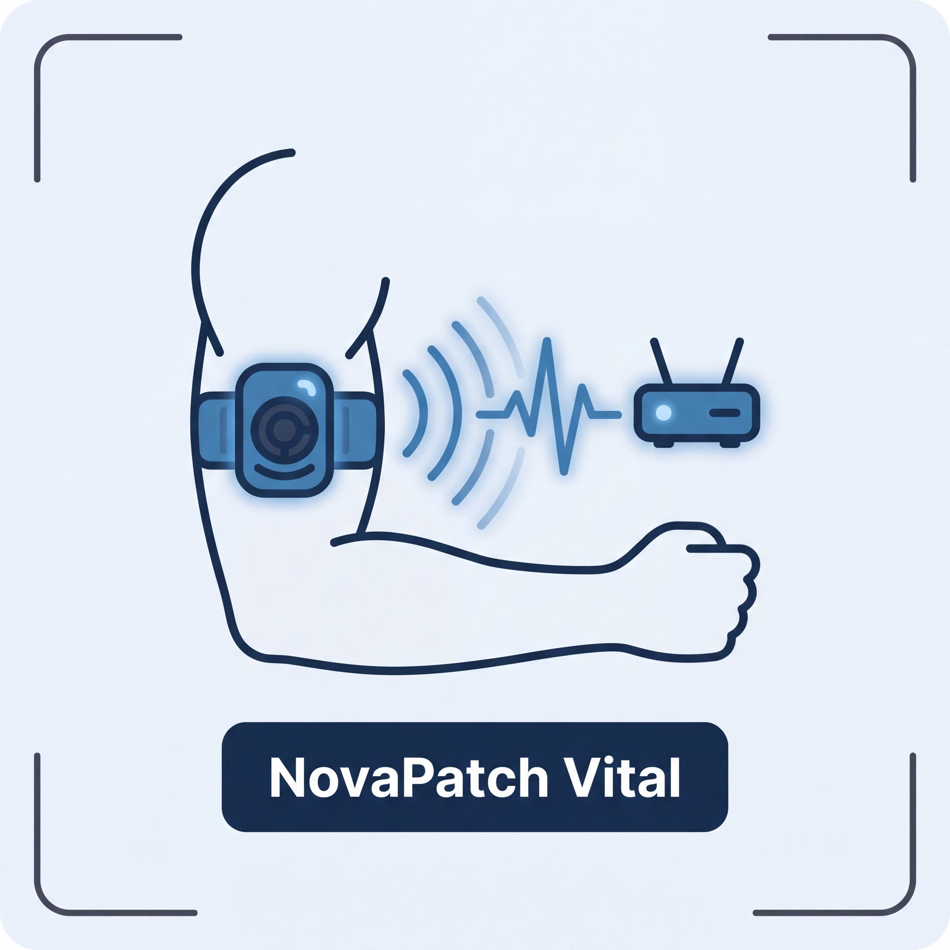 NovaPatch Vital wearable sensor with gateway